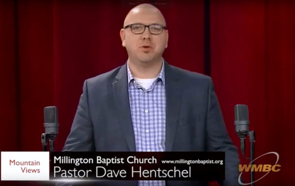 Rev. Dave Hentschel on 11-3-2018