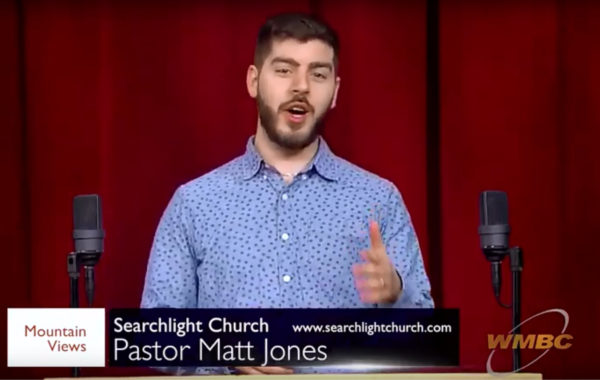 Rev. Matt Jones on 12-8-2018