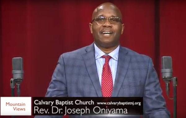 Rev. Dr. Joseph Oniyama on 1-12-2019